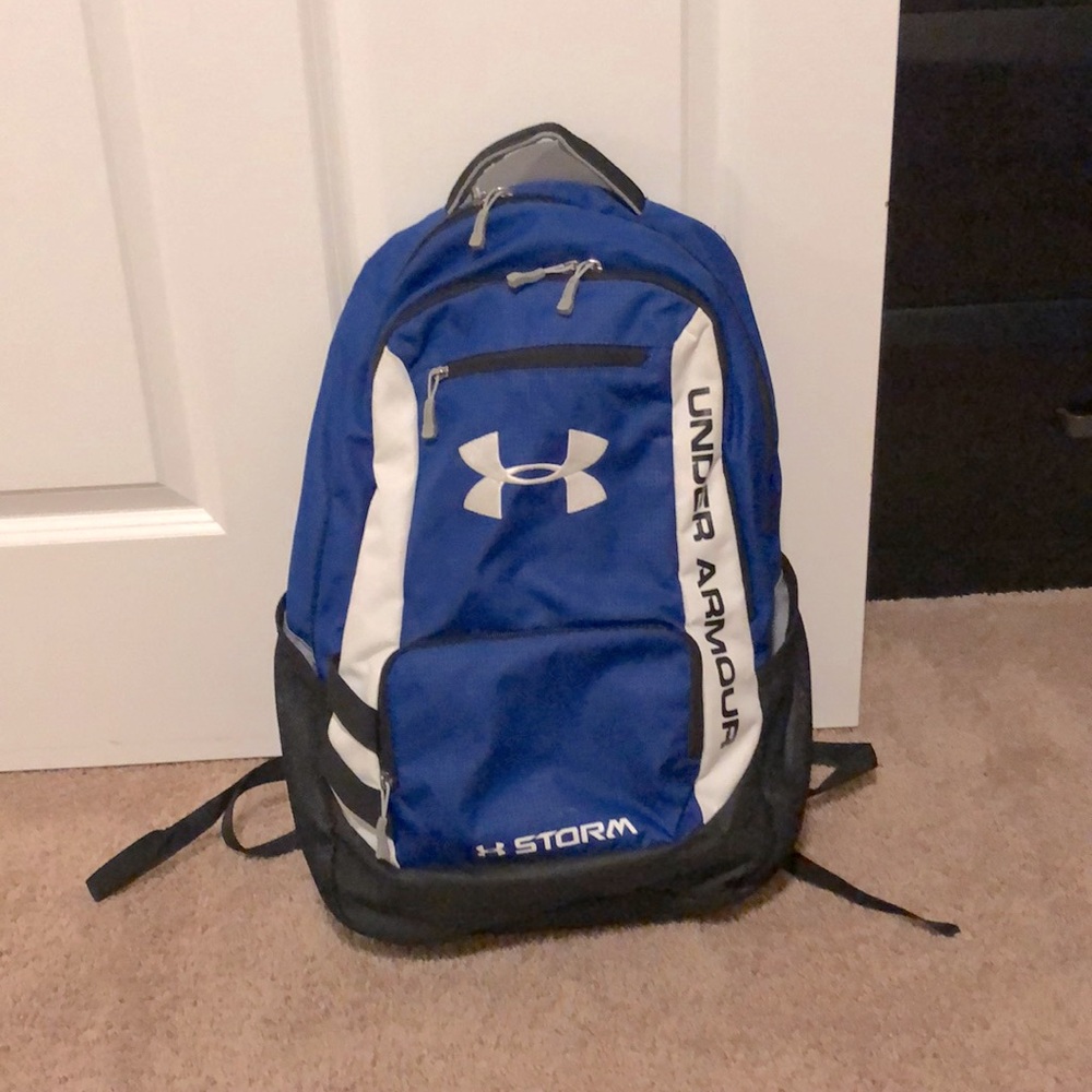 Black & Blue Under Armor Backpack